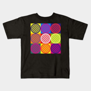 Epcot Pop Art Spaceship Earth Kids T-Shirt